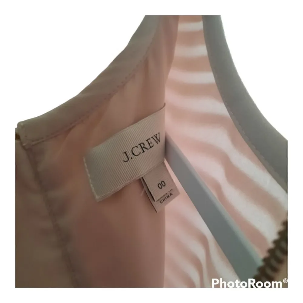 J.Crew Pleated Chiffon T-Shirt Dress
